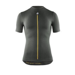 Assos Spring Fall SS Skin Layer P1 Kurzarm Funktionsunterhemd für Frühling & Herbst II anthracite grey