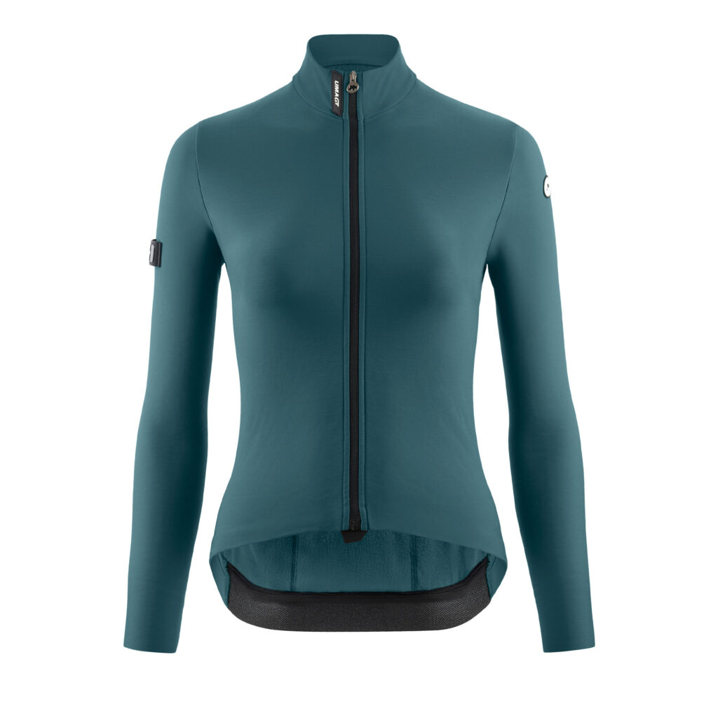 Assos UMA GT Spring Fall LS Jersey C2 Langarm Fahrradtrikot Frauen für Frühling & Herbst XS foundation green
