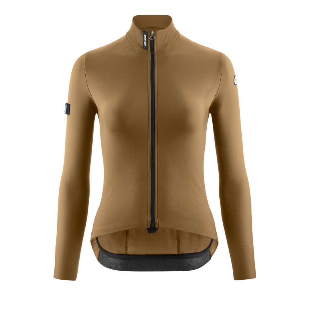 Assos UMA GT Spring Fall LS Jersey C2 Langarm Fahrradtrikot Frauen für Frühling & Herbst XL bronze ash