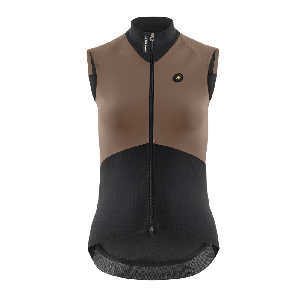 Assos UMA GTV Spring Fall Vest S11 Frauen Radweste für Frühling & Herbst XL terra sand