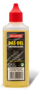 Atlantic DAS OEL Universalöl Flasche 100ml - Hochwertiges Schmiermittel für Fahrrad, Haushalt und Werkstatt. Vielseitig einsetzbar für präzise Pflege und Schutz