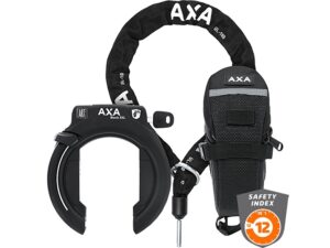 AXA Block XXL Rahmenschloss + ULC100 Kette + Tasche (schwarz)
