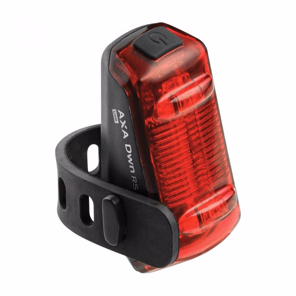 Axa DWN REAR SIGNAL Akku-Rücklicht mit Bremslichtfunktion 19 g Schwarz - Sichere Fahrradbeleuchtung
