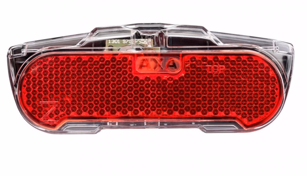 Axa Dynamo-Rücklicht Slim Steady 50mm für Gepäckträger schwarz-transparent StVZO
