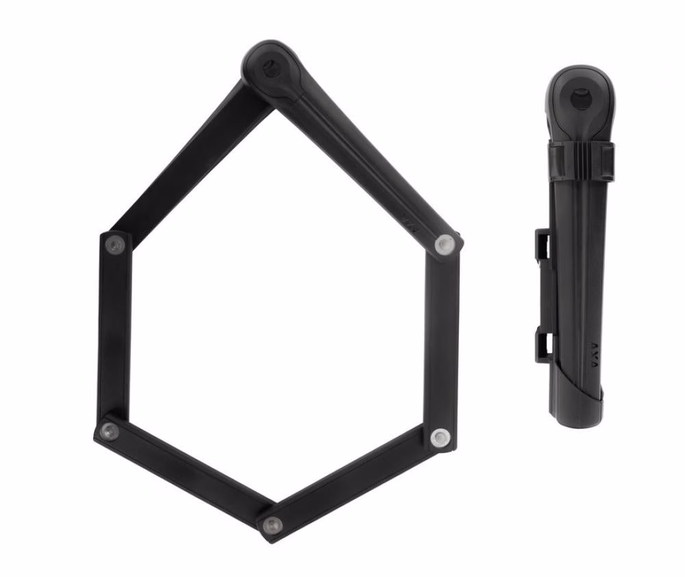 Axa Faltschloss Fahrrad Fold 100 Länge 100 cm schwarz