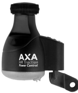 AXA HR Traction Power Control Dynamo links schwarz-silbergrau Kunststoffgehäuse 6 Volt 3 Watt Seitenläufer Flankendynamo StVZO