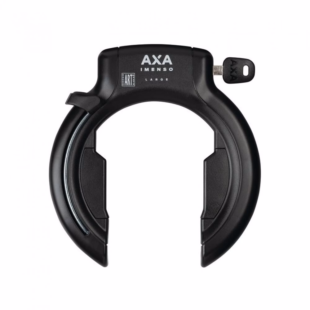 Axa IMENSO X Large Rahmenschloss 92 mm Schwarz - Sicherheit für breite Reifen