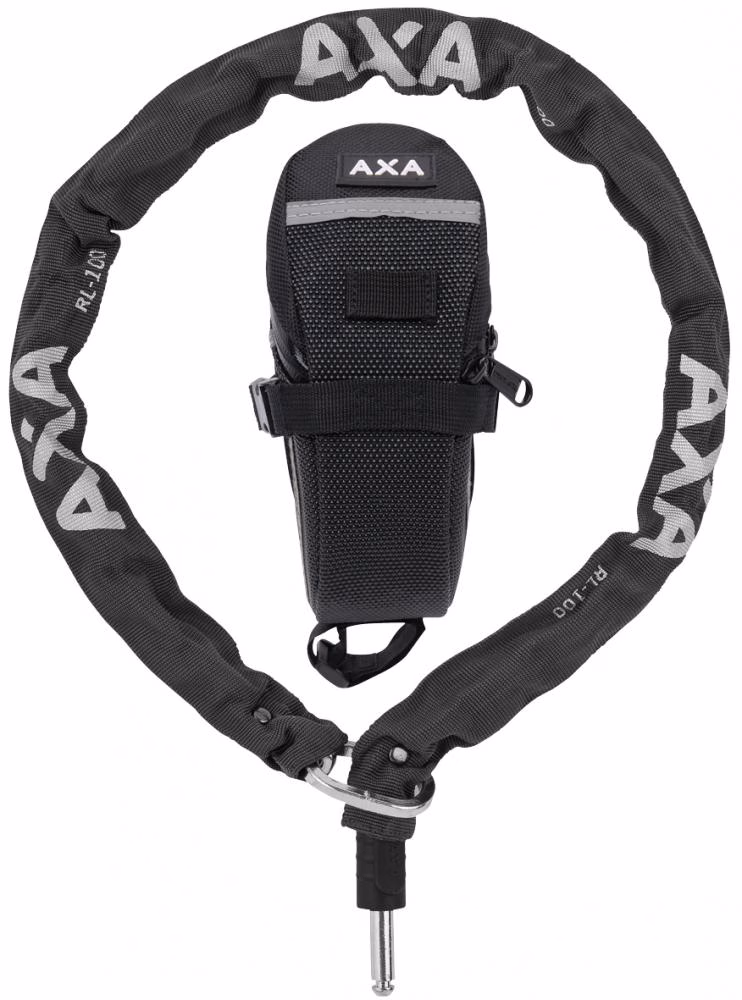 AXA RLC 100/5,5 Einsteckkette 100 cm mit Tasche Schwarz