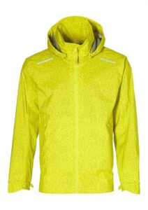 Basil Bekleidung Skane HiVis Herren Regenjacke neongelb XXXL - 360° reflektierend - wasserdicht & atmungsaktiv (10.000 WP/MVP) Bionic Finish® Eco ergonomischer Schnitt & helmtaugliche Kapuze