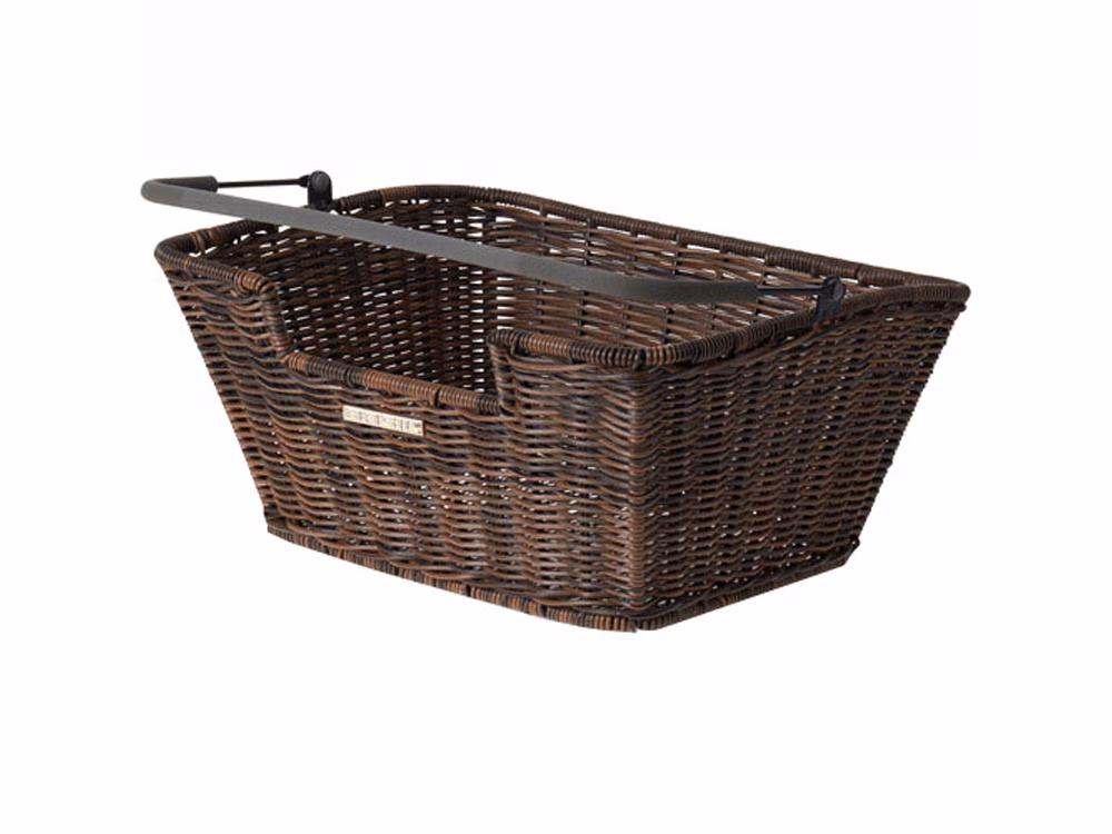 Basil Capri Rattan-Look Flex Fahrradkorb (braun)