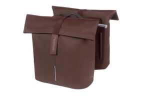 BASIL City Double Pannier Bag MIK 2.0 - 28-32 Liter Doppeltasche aus veganem Leder - Doppelpacktasche