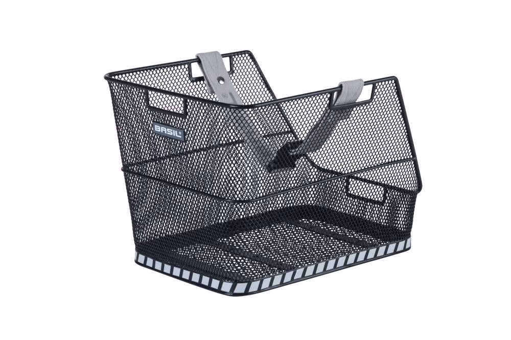 Basil Class Schultaschenkorb hinten - Stahl, 10 kg, schwarz