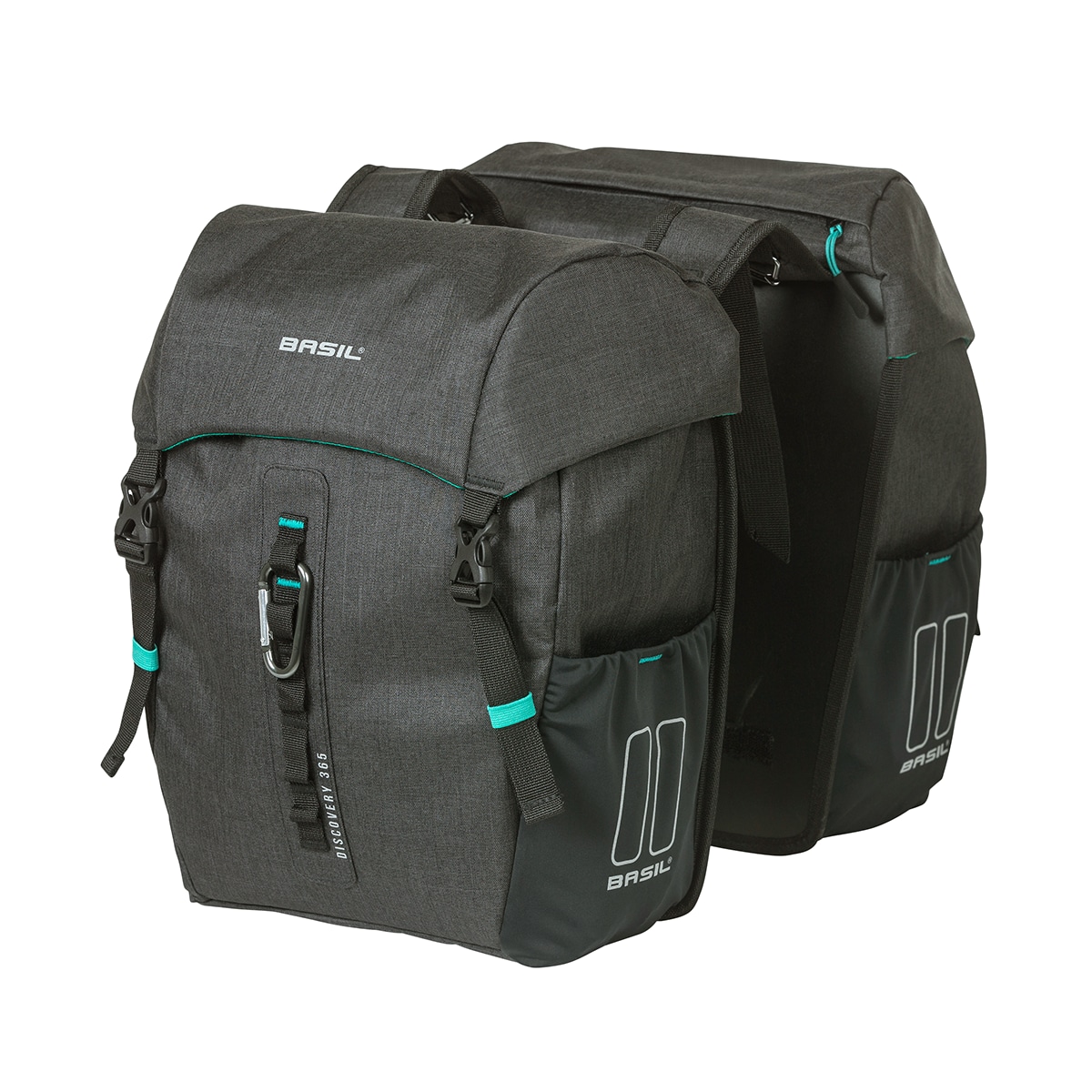 BASIL DISCOVERY 365D DOUBLE BAG M Doppel-Gepäckträgertasche