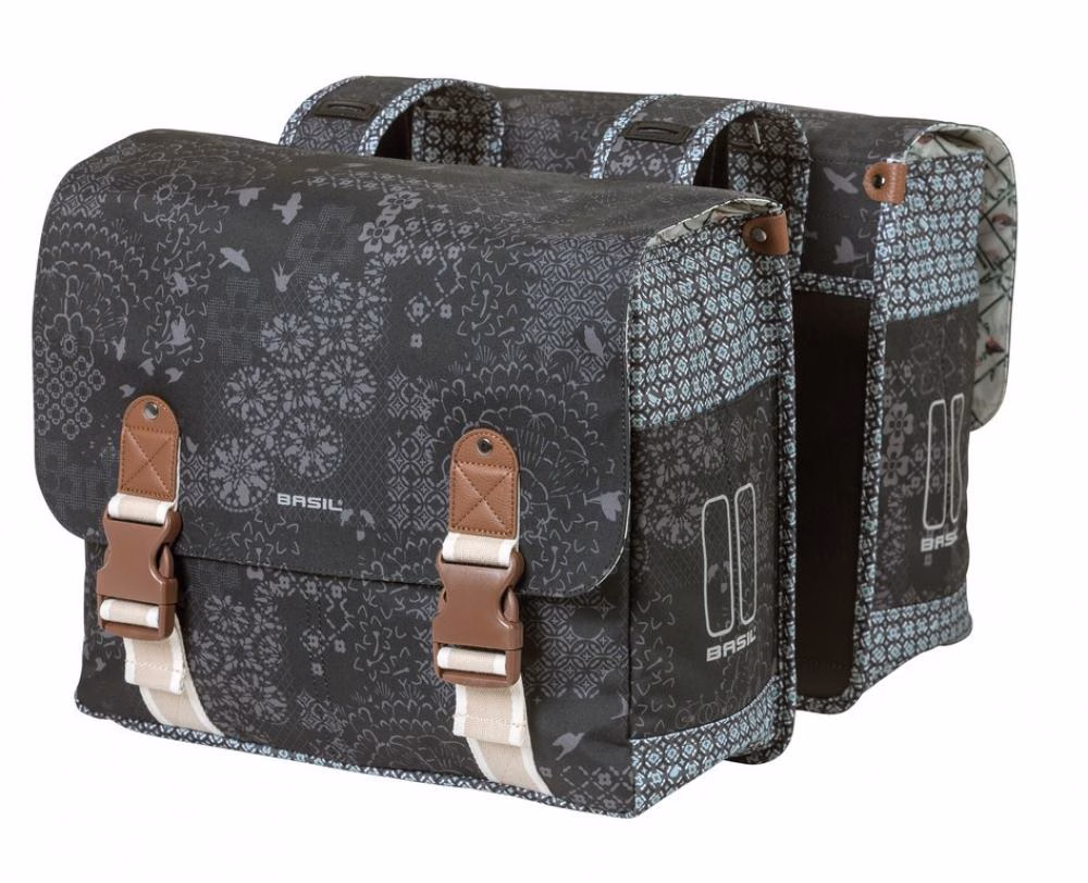 Basil Doppelpacktasche Boheme charcoal Größe 37x15x37 cm 35l
