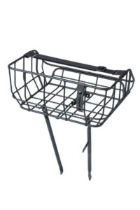 Basil Fahrradkorb Fahrradkorb Portland matt schwarz 43x36x22 cm