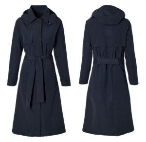 Basil Fahrrad Regentrenchcoat Mosse Damen night blue Größe M