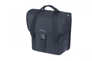 Basil Go Fahrradtasche Einzelpacktasche 16 Liter - Schwarz - 14x28x31 cm - wasserabweisend