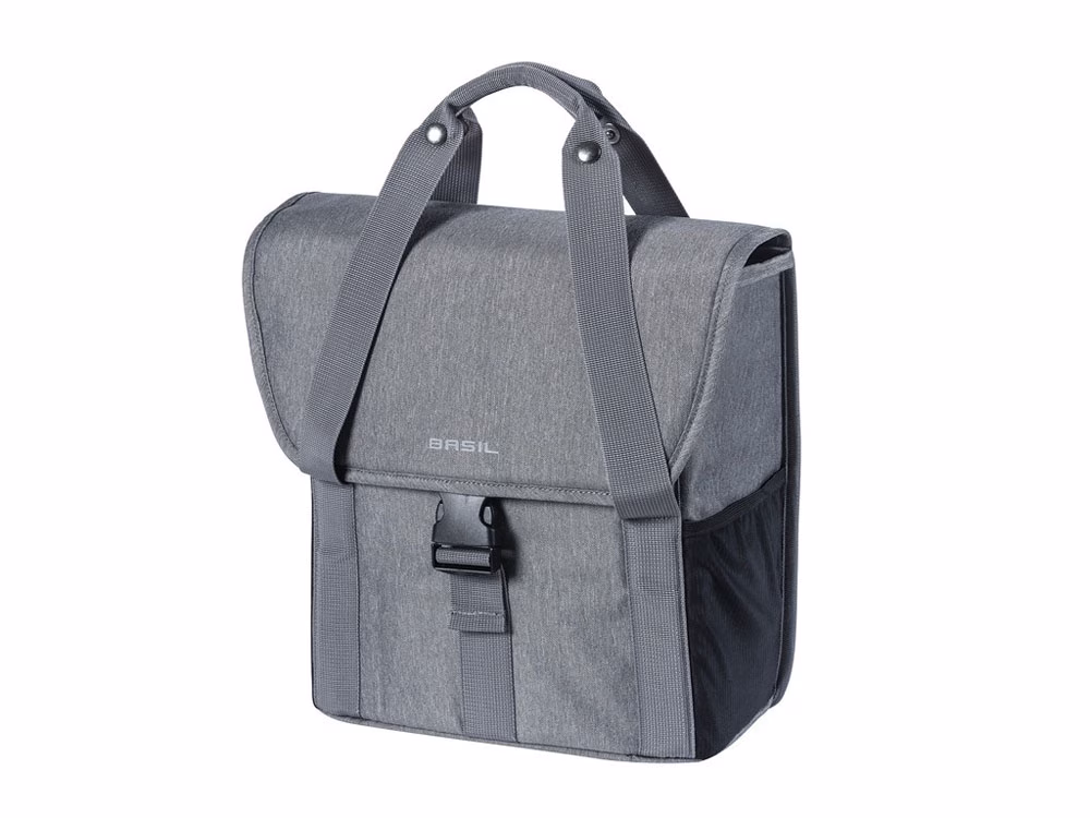 Basil Go Single Satteltasche (16 Liter | grau)
