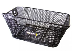 Basil Hinterradkorb Capri Flex 39x30x17cm schwarz engmaschig