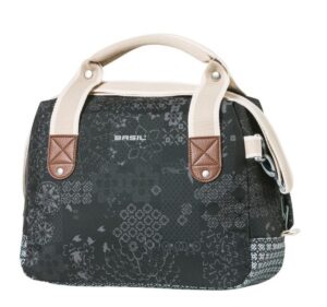 Basil Lenkertasche Boheme City Bag charcoal mit Reißverschluss 8 Liter