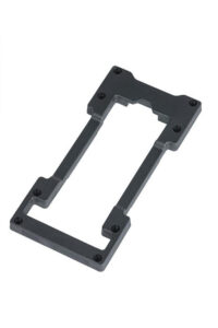Basil MIK Double Decker Adapterplatte schwarz - Fahrrad Gepäckträger Adapter für MIK System - kombiniert Tasche & Korb - verstellbar bis 15 kg