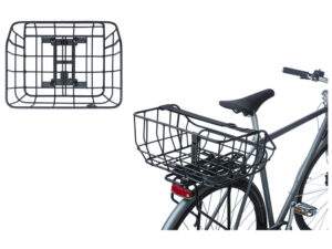 Basil Portland MIK 2.0 Fahrrad-Gepäckträgerkorb (schwarz)