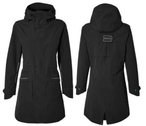 Basil Regenparka Mosse Women Jet Black M - Bekleidung