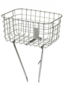 Basil Robin Vorderradkorb 26/28 Zoll 10 kg silber