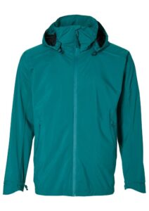 Basil Skane Herren Regenjacke teal green XL - atmungsaktiv & wasserdicht (10.000 WP/MVP), T-Fabric mit DWR-Beschichtung, ergonomischer Schnitt, reflektierend & helmtauglich