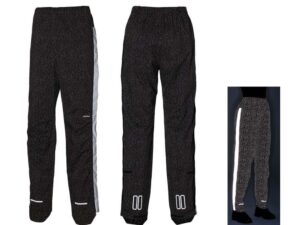 Basil Skane HiVis Regenhose Damen (schwarz) Größe:L