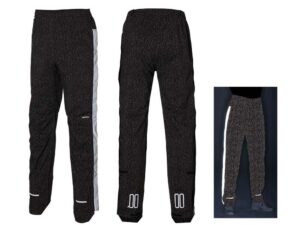 Basil Skane HiVis Regenhose Herren (schwarz) Größe:XXL