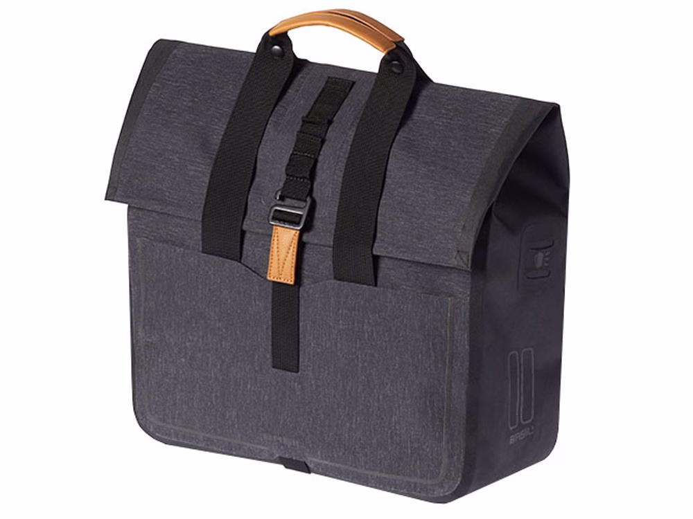 Basil Urban Dry Shopper Satteltasche (20 Liter | grau 65)