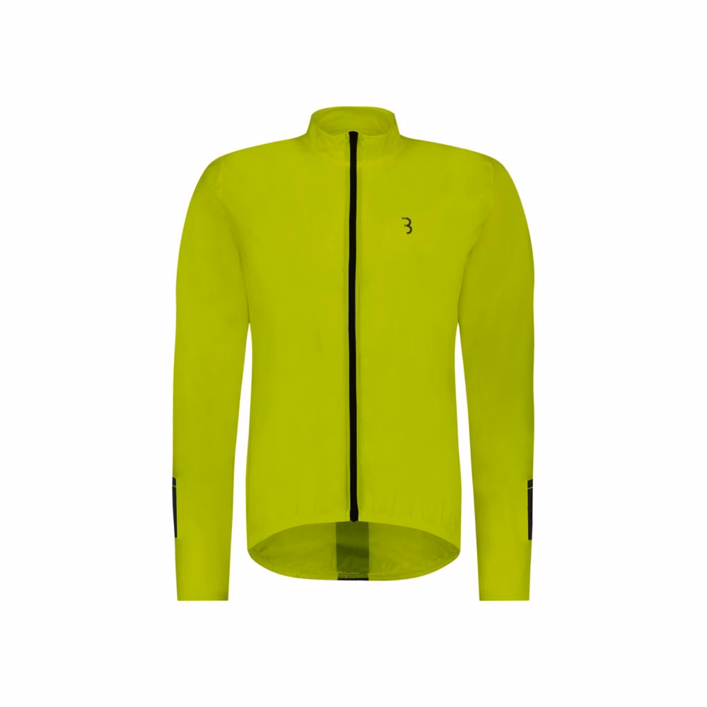 BBB Cycling BaseShield BBW-148 Fahrradjacke M neon gelb - ultraleichter Wind- & Regenschutz