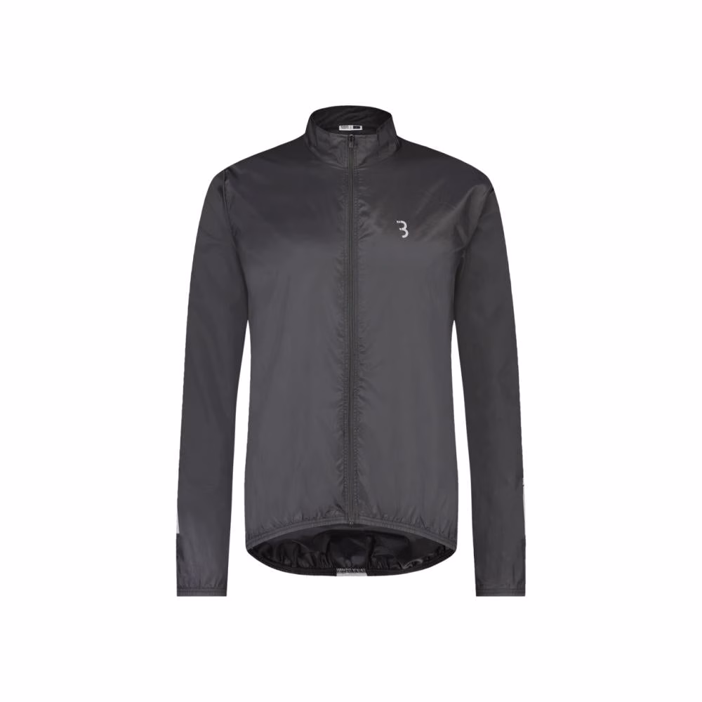 BBB Cycling BaseShield BBW-148 Fahrradjacke XXS schwarz - leichte, winddichte Regenjacke