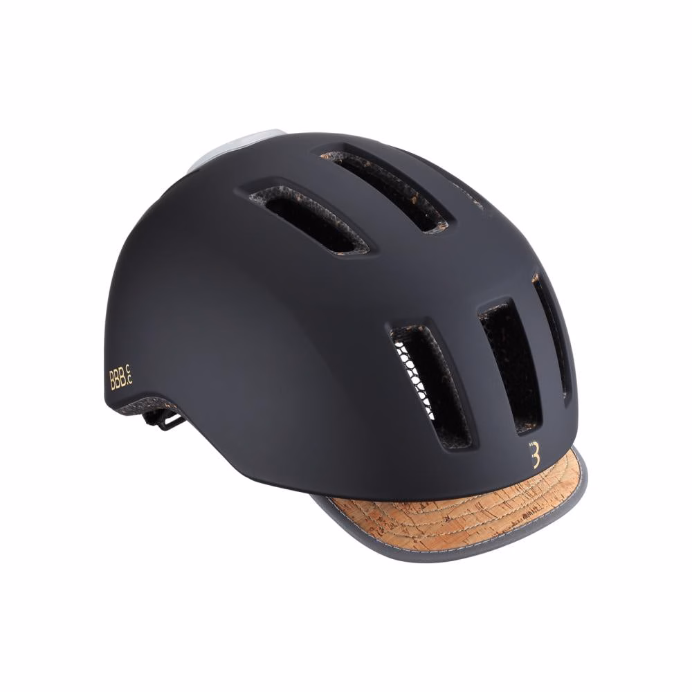 BBB Cycling BBB Grid ECO Helm M matt schwarz - sicherer & nachhaltiger City-Fahrradhelm