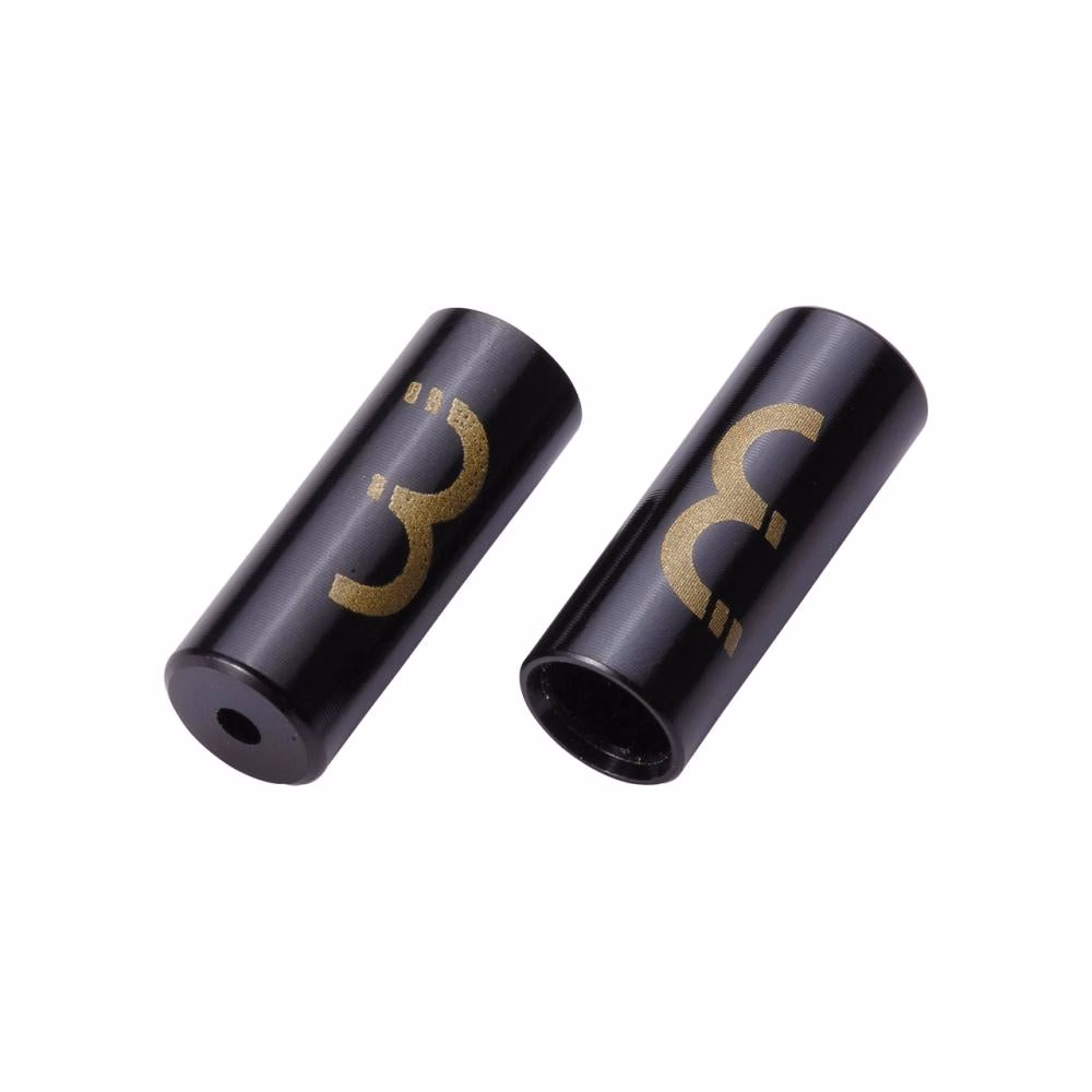 BBB Cycling BBB Kabelhülse CableEnd S-AL 4mm S schwarz - saubere, geschützte Schalt- und Bremszüge