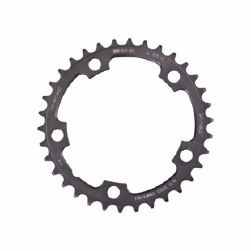 BBB Cycling BBB Kettenblatt CompactGear type FC-6750 39T/110mm anthrazit - präziser Antrieb für Rennräder
