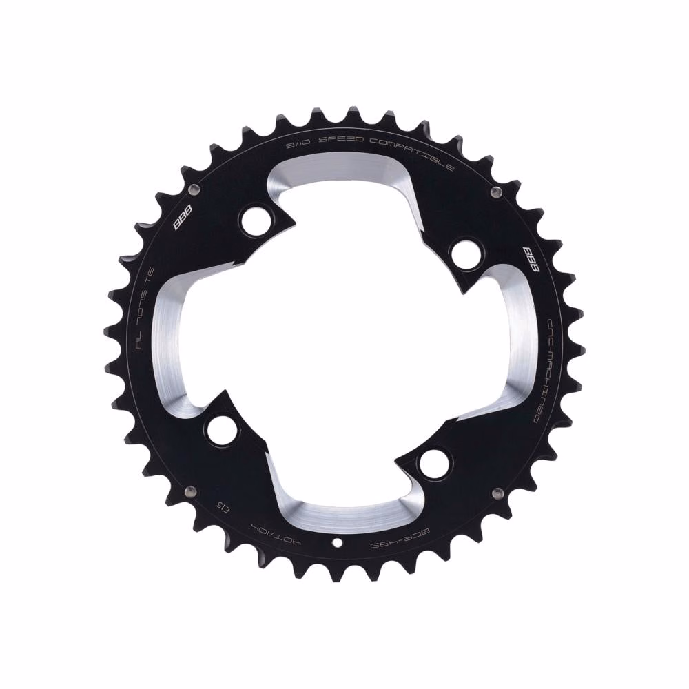 BBB Cycling BBB Kettenblatt MTBGear comp. 3x10 40T/104 mm anthrazit - präziser MTB-Antrieb