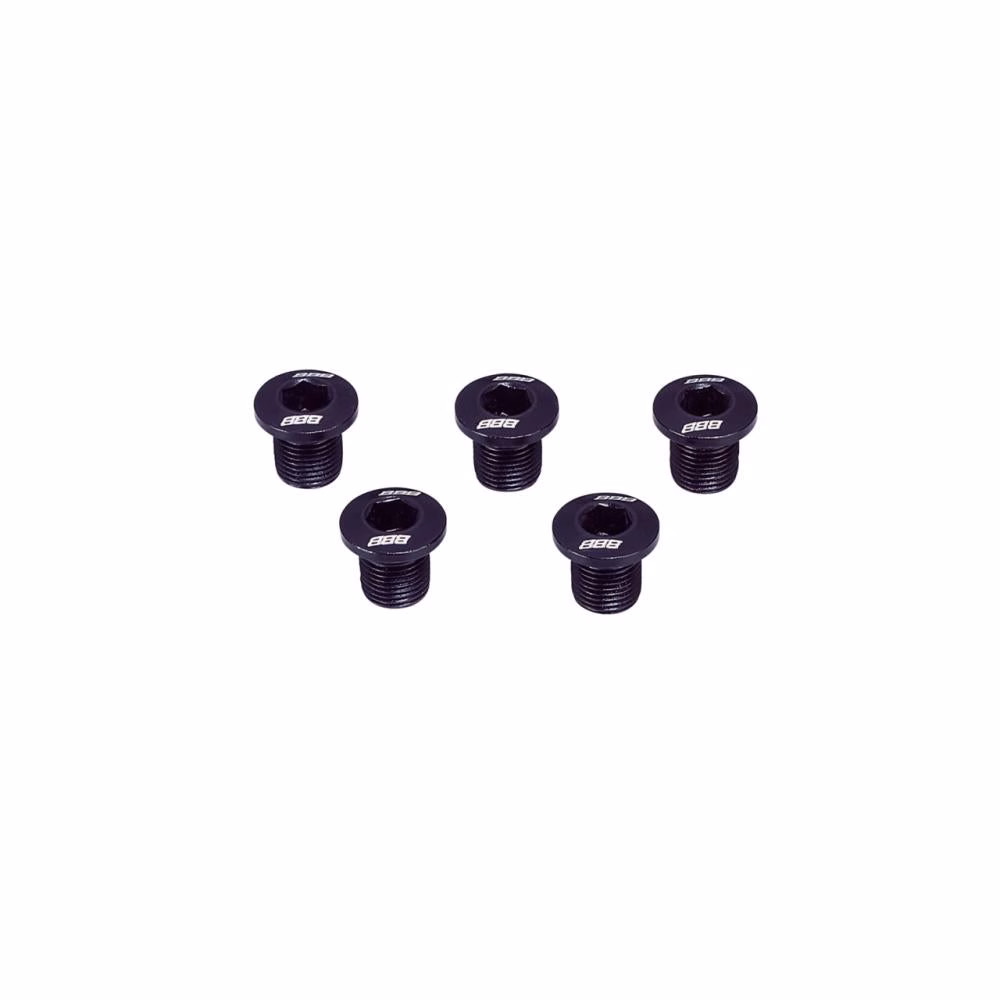 BBB Cycling BBB Kettenblattschrauben TripleStar alloy bolts schwarz - sichere Montage für Dreifach-Kettenblätter