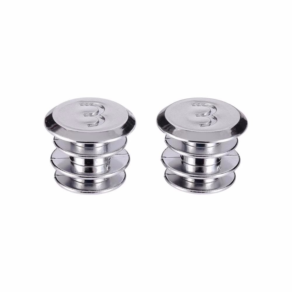 BBB Cycling BBB Lenkerstopfen 2 st. chrome 2 Stück chrom - sicherer Abschluss für deinen Lenker