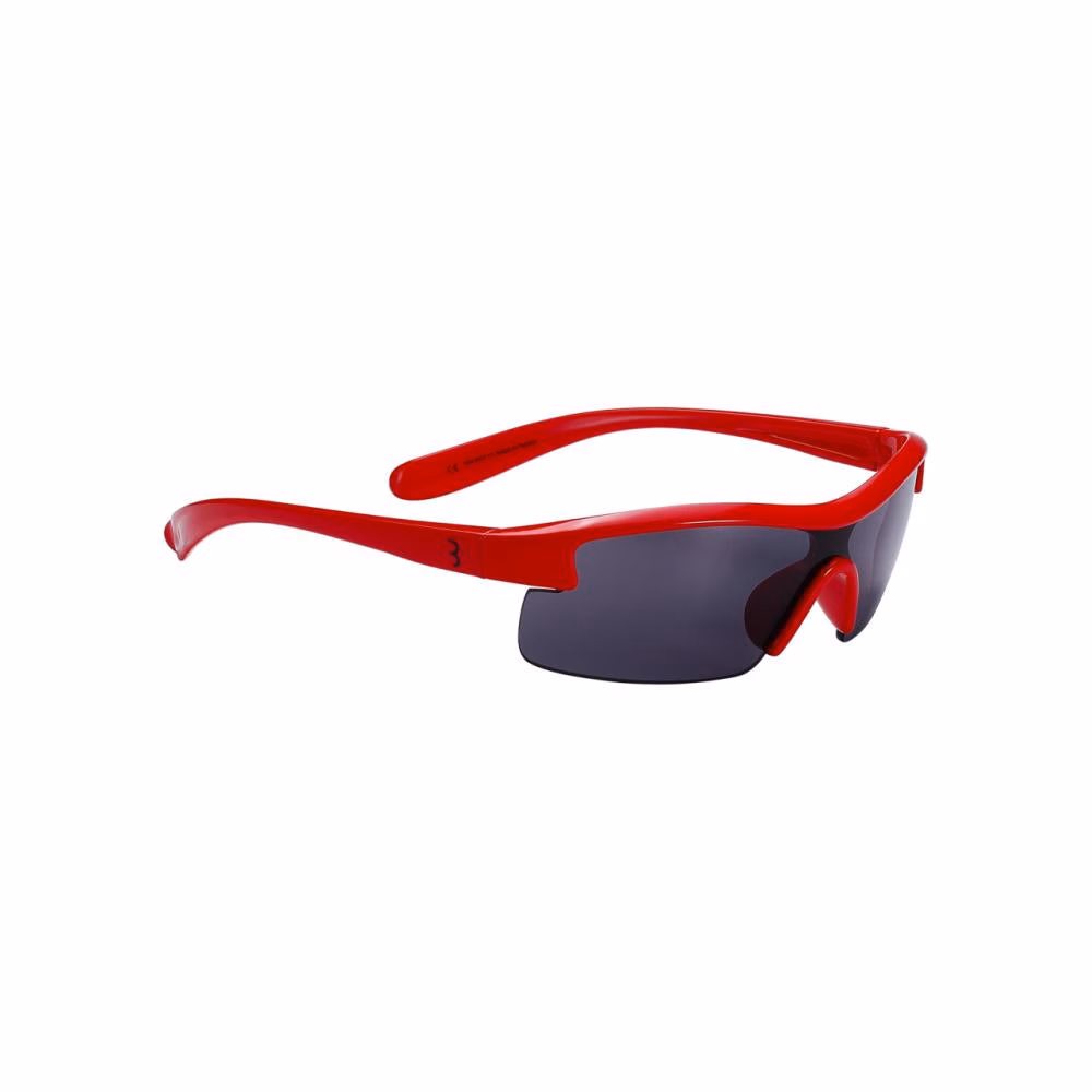 BBB Cycling BBB Sportbrille Kids rot glanz Kindergröße rot - sicherer Sonnenschutz für junge Biker