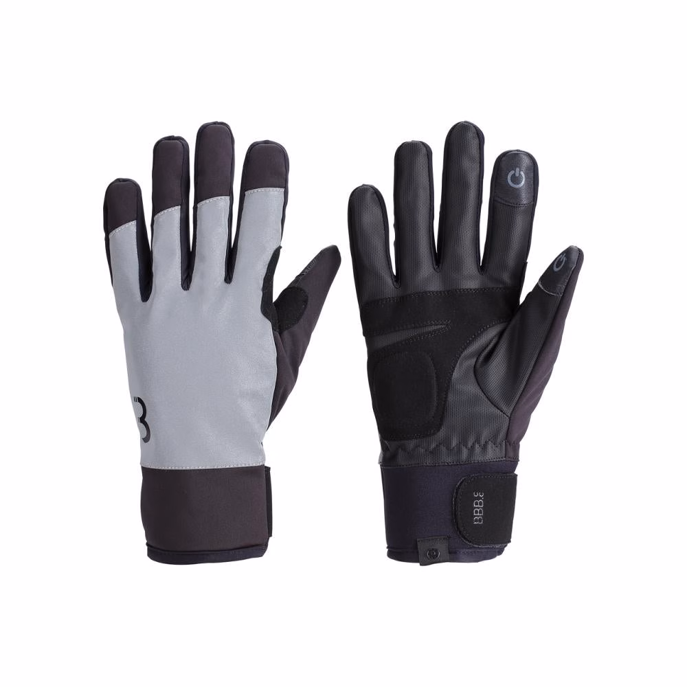 BBB Cycling BBB winterhandschuhe ColdShield reflective XXXL schwarz - warmer Wetterschutz im Winter