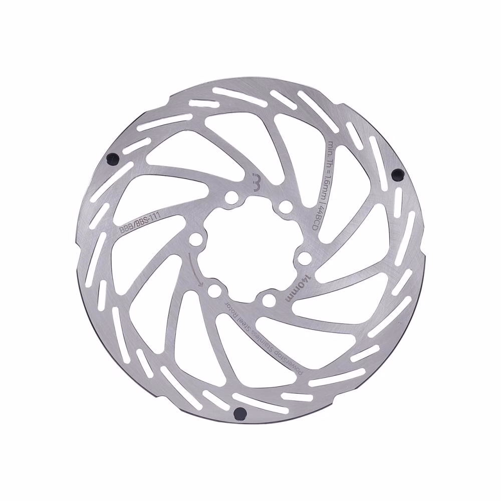 BBB Cycling Bremsscheibe PowerStop 140mm silber - starke Bremsleistung bei jeder Fahrt