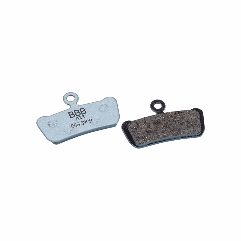 BBB Cycling DiscStop Coolfin BBS-39CP Stahlblau - organische Disc-Bremsbeläge für starke Kontrolle
