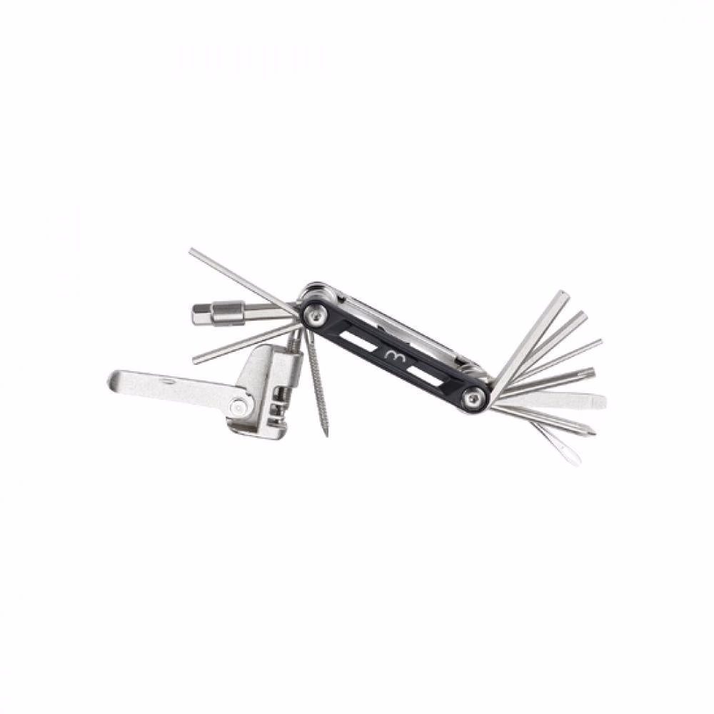 BBB Cycling Folding Tool Maxifold Tubeless klein schwarz - kompaktes Multitool für Tubeless-Reparaturen