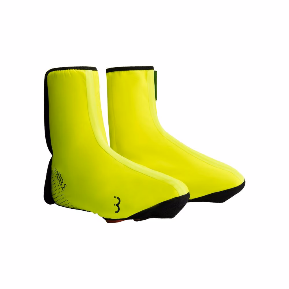 BBB Cycling MultiFlex HV Überschuhe Größe 39 neon - flexibler Regen- und Spritzwasserschutz