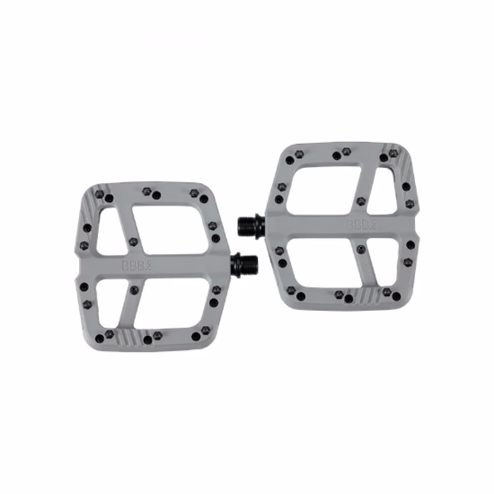 BBB Cycling Pedale Decoder 100 x 110mm 100 matt - griffige Plattformpedale für Kontrolle