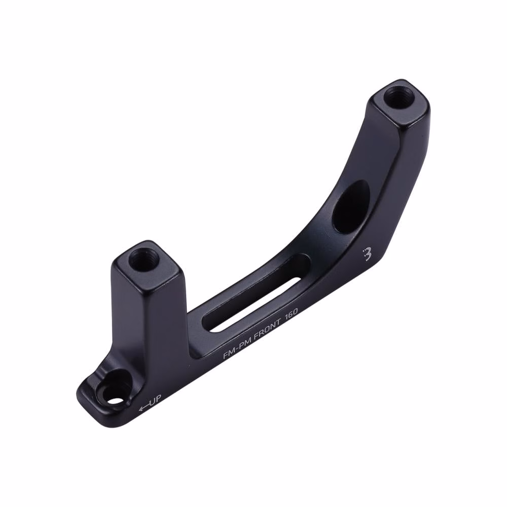 BBB Cycling PowerMount FM to PM Adapter 140-160 mm schwarz - stabiler Bremsen-Umbau