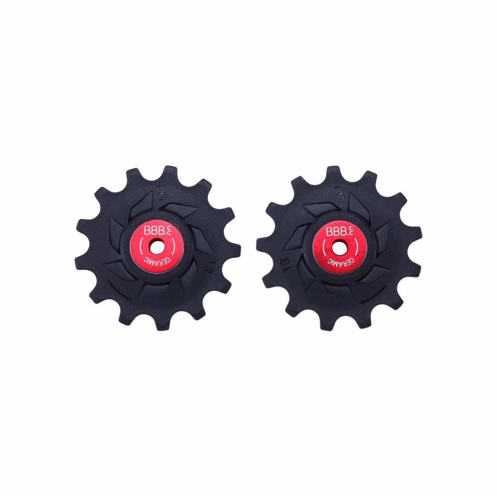 BBB Cycling RollerBoys 13T-13T ceramic Schaltwerksröllchen 13Z schwarz - leiser, effizienter Lauf