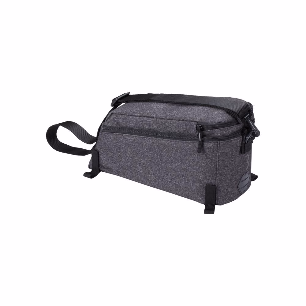 BBB Cycling Tasche für Gepäckträger CarrierPack 36x16x16cm 6L grau - kompakte Transportlösung